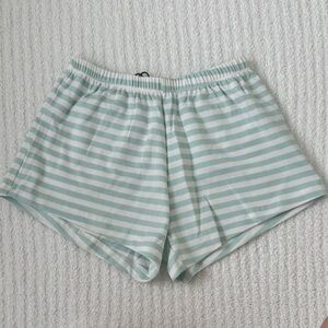 Daily Drills - Lake Day White Stripe Shorts NWT